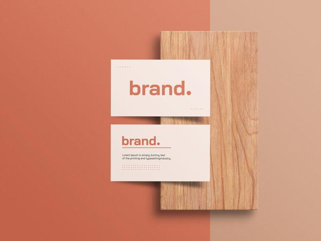 Free Minimal Business Card Mockup Psd