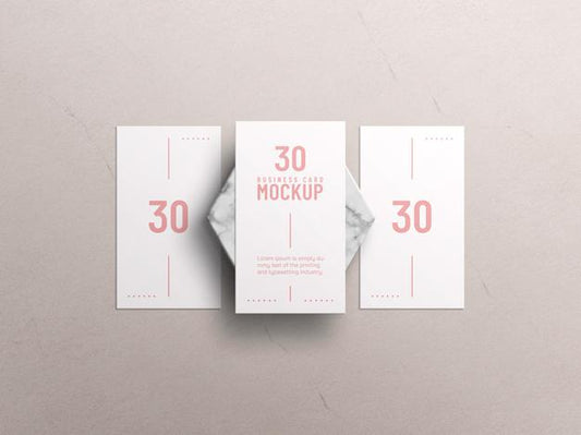 Free Minimal Business Card Mockup Psd