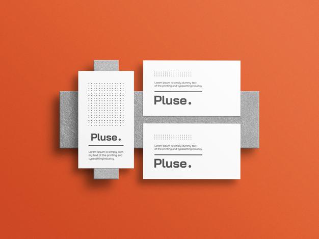 Free Minimal Business Card Mockup Psd