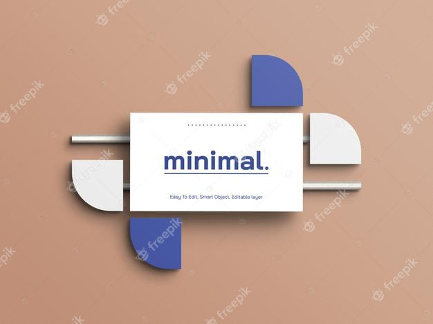 Free Minimal Business Card Mockup Psd