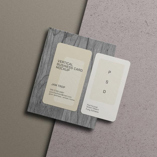 Free Minimal Business Card Mockup Psd