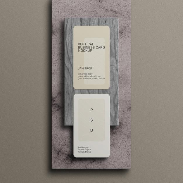 Free Minimal Business Card Mockup Psd