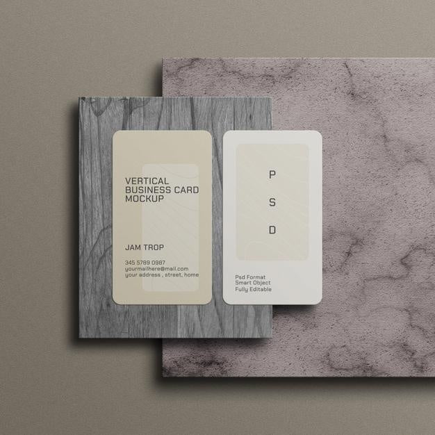 Free Minimal Business Card Mockup Psd