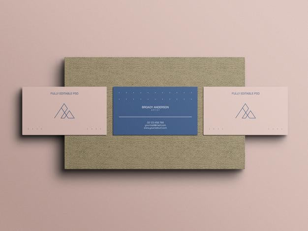 Free Minimal Business Card Mockup Psd