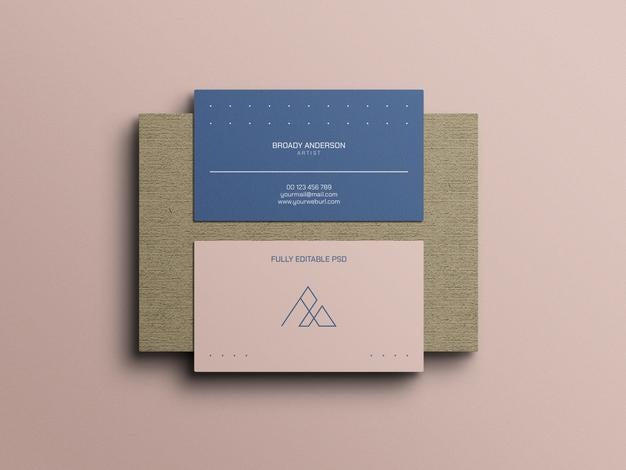 Free Minimal Business Card Mockup Psd