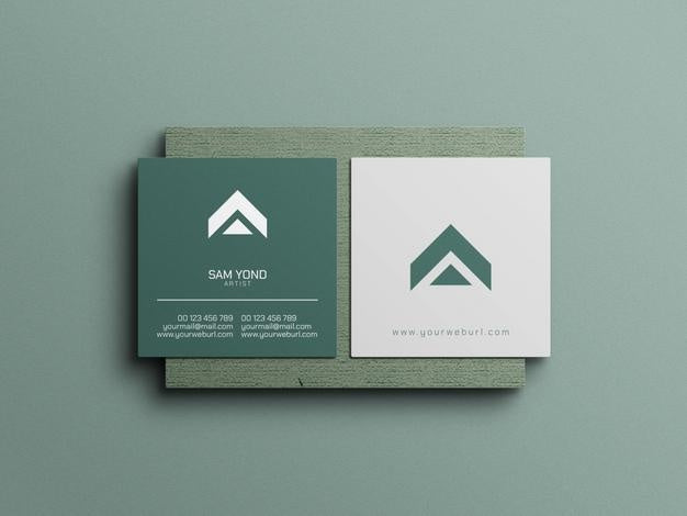 Free Minimal Business Card Mockup Psd