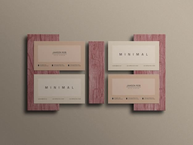 Free Minimal Business Card Mockup Psd