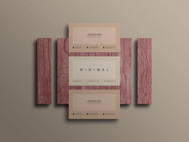 Free Minimal Business Card Mockup Psd