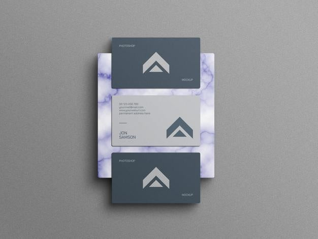 Free Minimal Business Card Mockup Psd