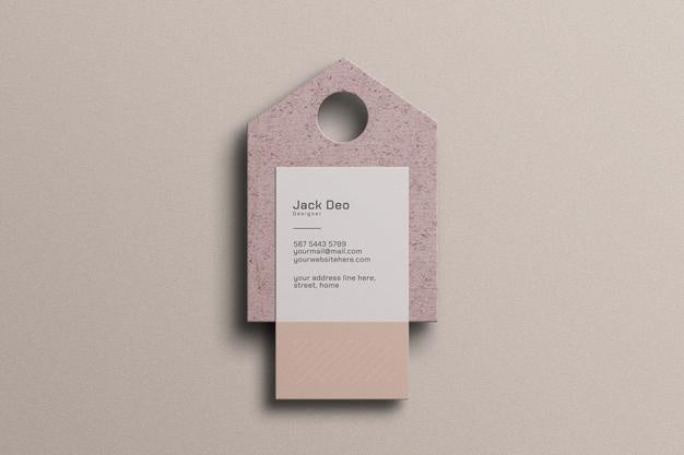 Free Minimal Business Card Mockup Psd