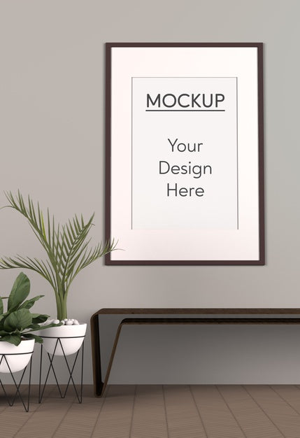 Free Minimalism Concept Interior Design Psd