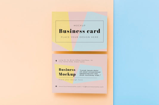 Free Minimalist Business Card Mockup Psd
