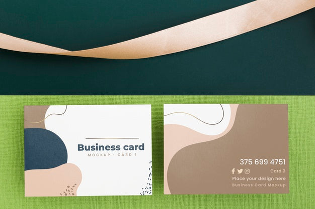 Free Minimalist Business Card Mockup Psd