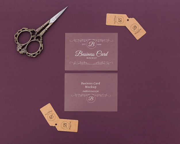 Free Minimalist Business Card Mockup Psd