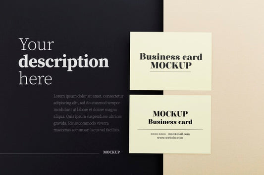 Free Minimalist Business Card Mockup Psd