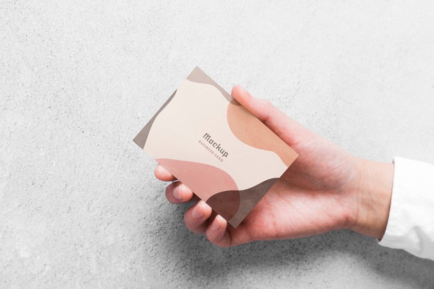 Free Minimalist Business Card Mockup Psd