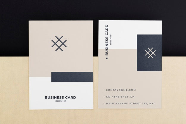 Free Minimalist Business Card Mockup Psd