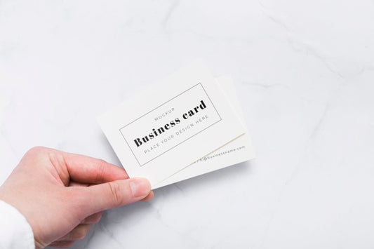 Free Minimalist Business Card Mockup Psd