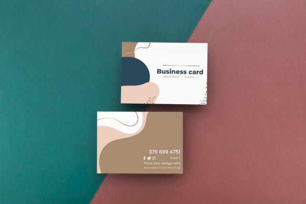 Free Minimalist Business Card Mockup Psd