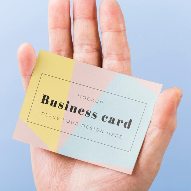 Free Minimalist Business Card Mockup Psd