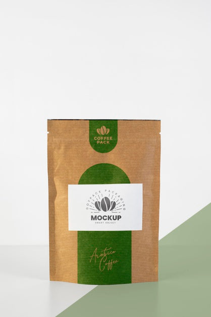 Free Minimalist Composition Of Doypack Mock-Up Psd