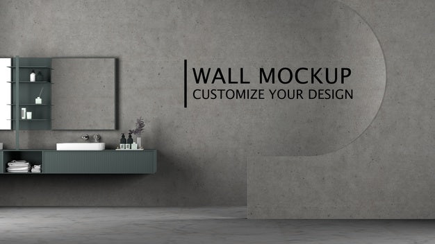 Free Minimalist Concept Interior Design Psd