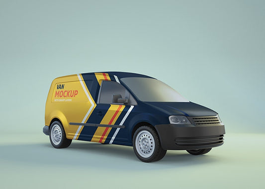 Free Minivan Psd Mockup