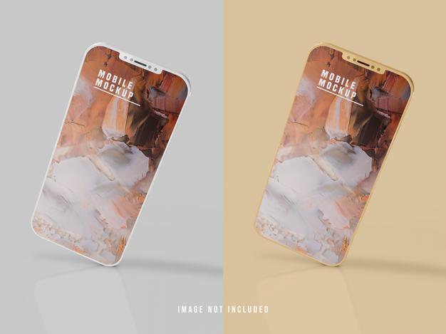 Free Mobile Phone Mockup Design Psd Psd