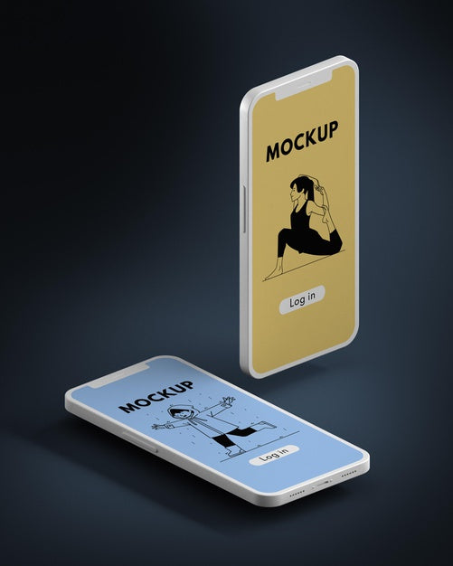 Free Mobile Phone User Interface Mock-Up Psd