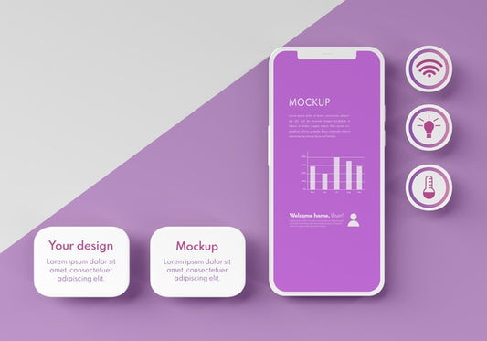 Free Mobile Phone User Interface Mock-Up Psd