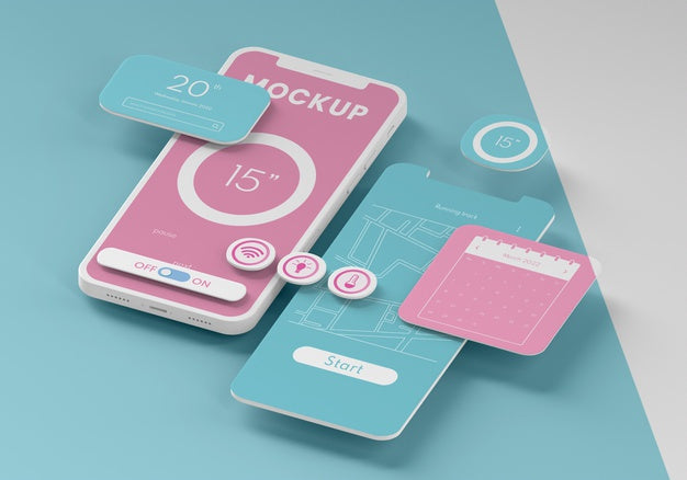 Free Mobile Phone User Interface Mock-Up Psd