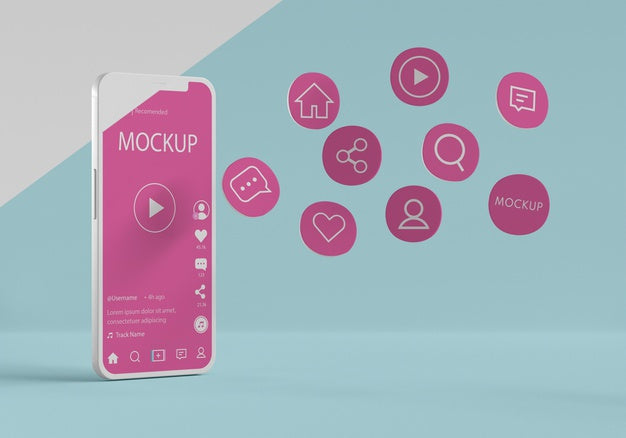 Free Mobile Phone User Interface Mock-Up Psd