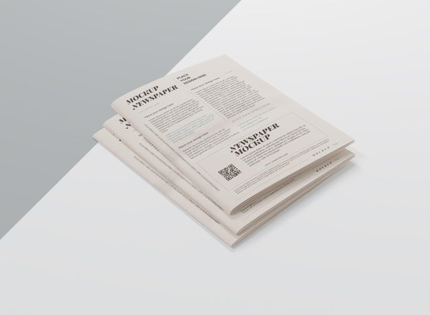 Free Mock-Up For Newspaper Psd