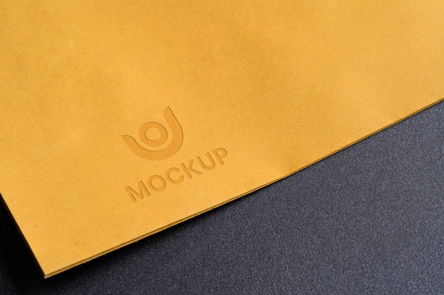 Free Mock-Up Logo Design Business On Envelopes Psd