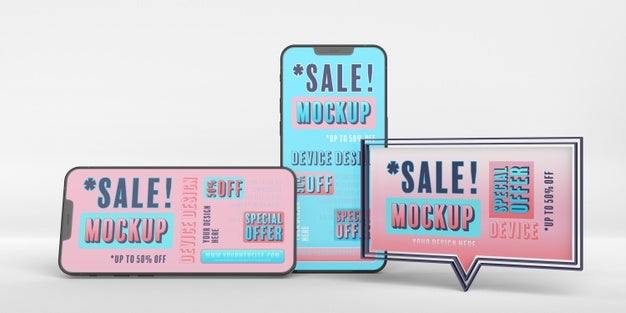 Free Mock-Up Of Smartphone Sale Psd