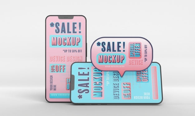 Free Mock-Up Of Smartphone Sale Psd