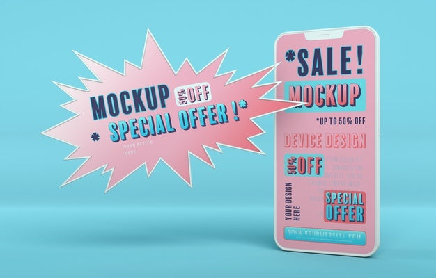 Free Mock-Up Of Smartphone Sale Psd