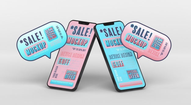 Free Mock-Up Of Smartphone Sale Psd