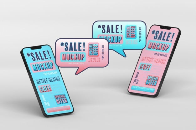 Free Mock-Up Of Smartphone Sale Psd