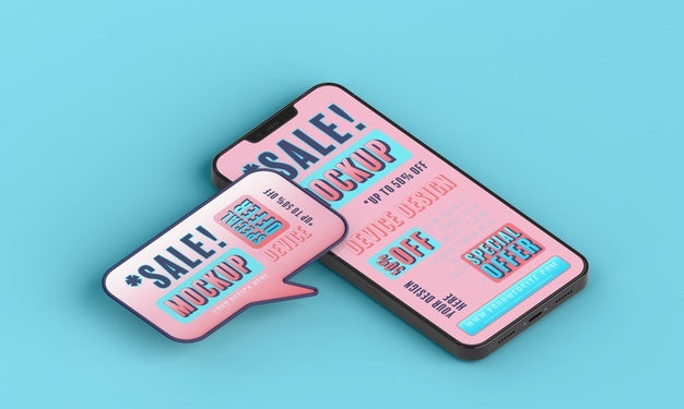 Free Mock-Up Of Smartphone Sale Psd