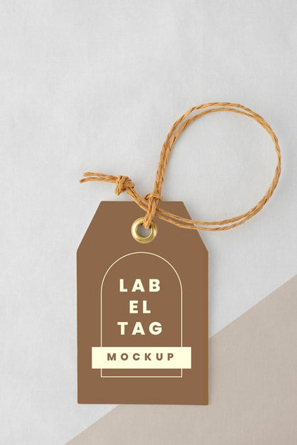Free Mock-Up Paper Tags Arrangement Psd