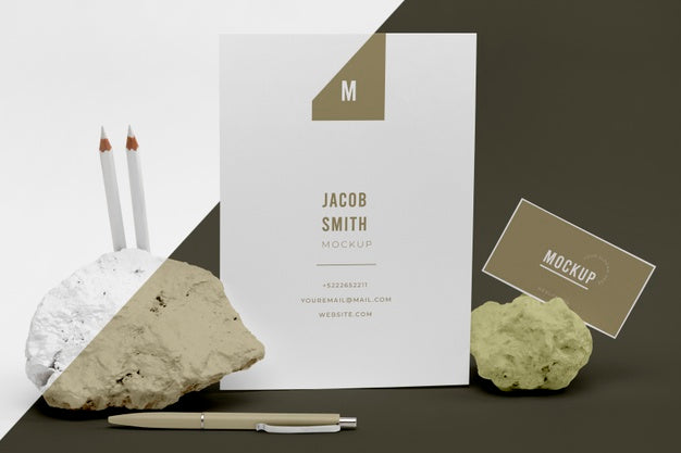 Free Mock Up Stones Psd