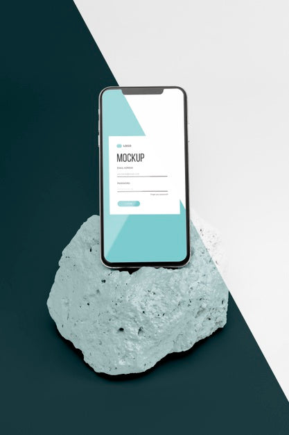 Free Mock Up Stones Psd