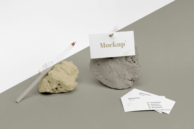 Free Mock Up Stones Psd