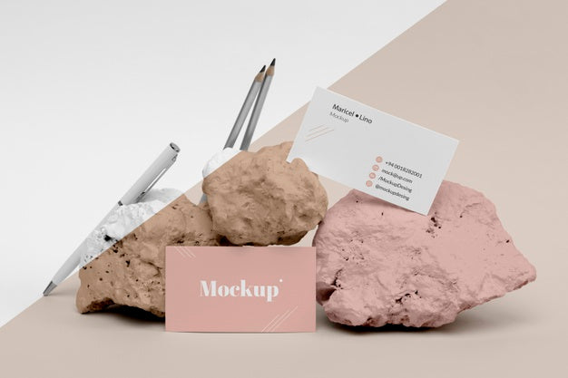 Free Mock Up Stones Psd