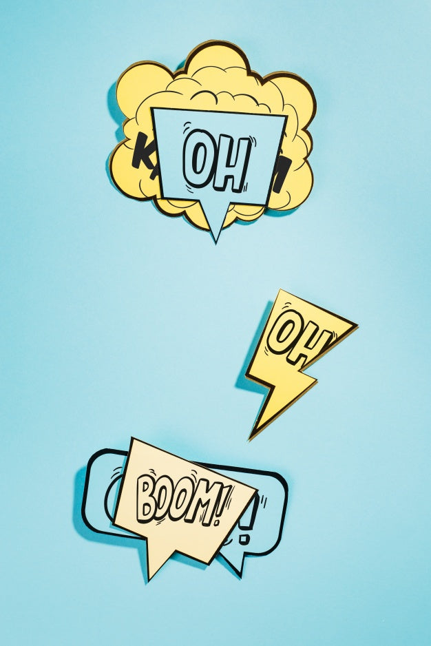 Free Mockup Collection Of Speech Bubbles Psd