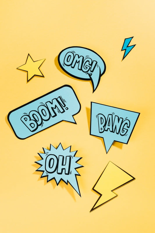 Free Mockup Collection Of Speech Bubbles Psd