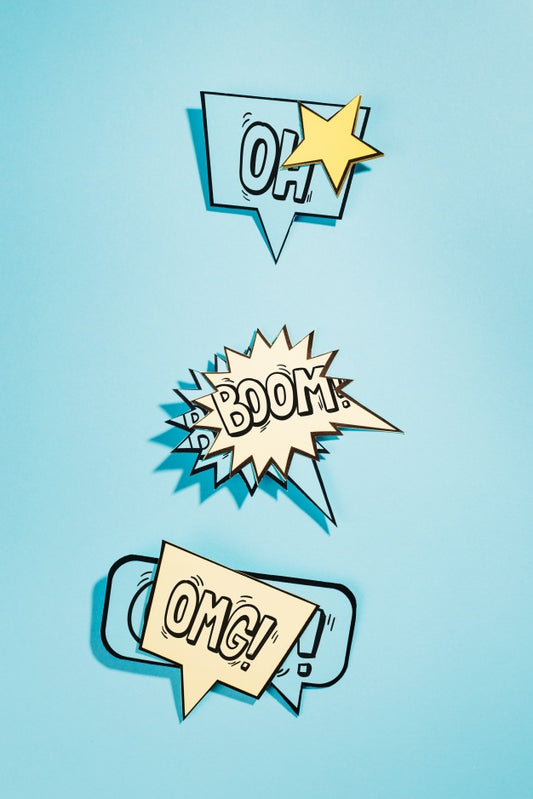 Free Mockup Collection Of Speech Bubbles Psd