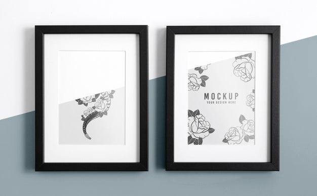 Free Mockup Frame On Wall Psd