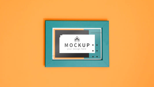 Free Mockup Frame On Wall Psd